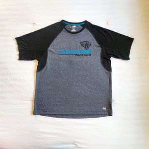 Men's NFL Team Apparel Grey/Black  XL  Jaguars Football Shirt. Great Condition